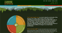 Desktop Screenshot of foresthealthindex.org